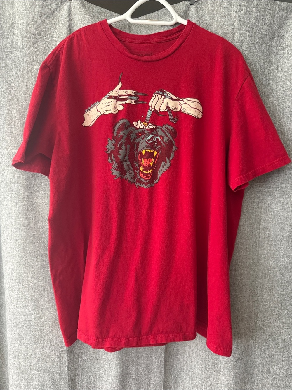 Run The Jewels Red Graphic Bear T-Shirt 3X
